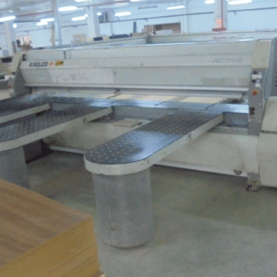Masina de sectionat panouri in pachet BIESSE, model SELCO EB 100