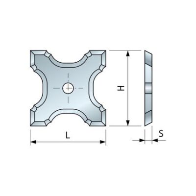 Placute amovibile HW cu executii speciale - forma patrata 21x21 (CG405)