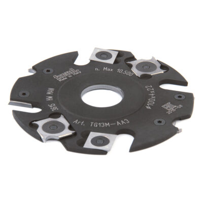 Freza cu dinti sudati pentru canale de 4-10 mm, cu 6 dinti (TG13M)