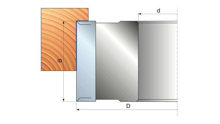 Freza pentru falturi cu corpul din duraluminiu, z4 (C03.00 T194M/T195M) - Image 3