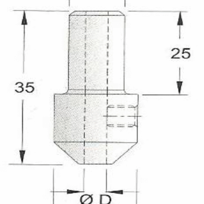 Mandrine pentru freze integrale HM subtiri FU (C09FU10 0010)