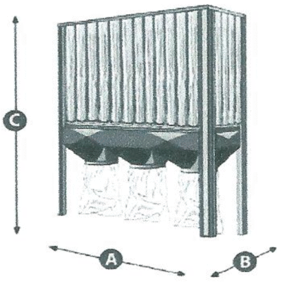Filtru cu saci - Modelul de interior FA, fara ventilator (A89PF11)