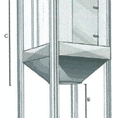 Filtru cu saci - Modelul FB, fara ventilator, pentru masina de brichetat (A89PF15)