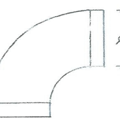Tuburi zincate bordate scurte (A89PF28)