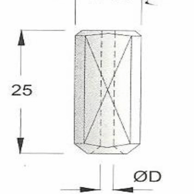 Mandrine pentru freze integrale HM subtiri FU (C09FU10 0011)