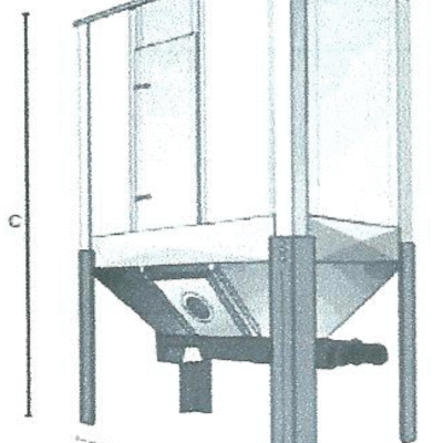 Statie de filtrare - Modelul FD, fara ventilator, pentru masina de brichetat (A92PF05)