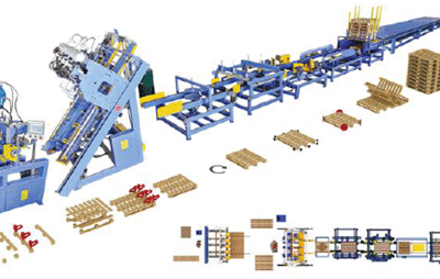 Linie automată de producere a paleților EURO, model EPAL (A05)