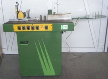 Masina de aplicat cant pe profile panouri drepte si curbe HIRZT, model B230
