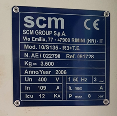 Masina de calibrat SCM (B62) - Image 3