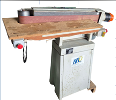 Masina de slefuit cu banda verticala MABO model BABY 80