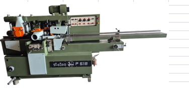 Masina de rindeluit pe 4 fete STETON model P518 cu 5 arbori